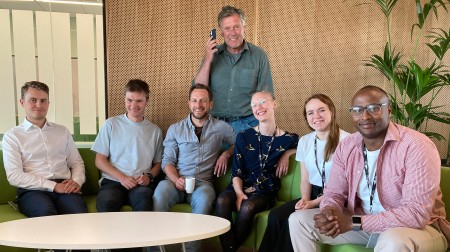 Gruppebilde av vakter for Sparretelefonen