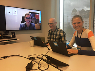 Deltakere i Skypemøte